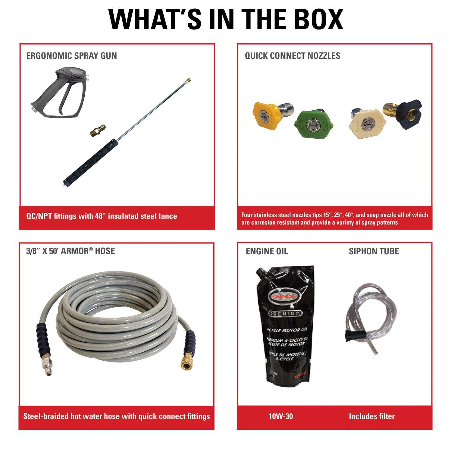 Simpson BB65106 Honda 4000 Psi Gas 4 Gpm Pressure Washer 9 Simpson BB65106 Honda 4000 Psi Gas 4 Gpm Pressure Washer - Image 9