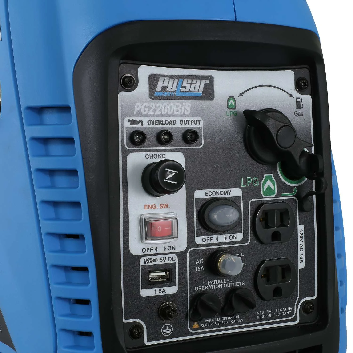 Pulsar 2200 W 120 V Gasoline Or Propane Inverter Generator 2 Pulsar 2200 W 120 V Gasoline Or Propane Inverter Generator - Image 2