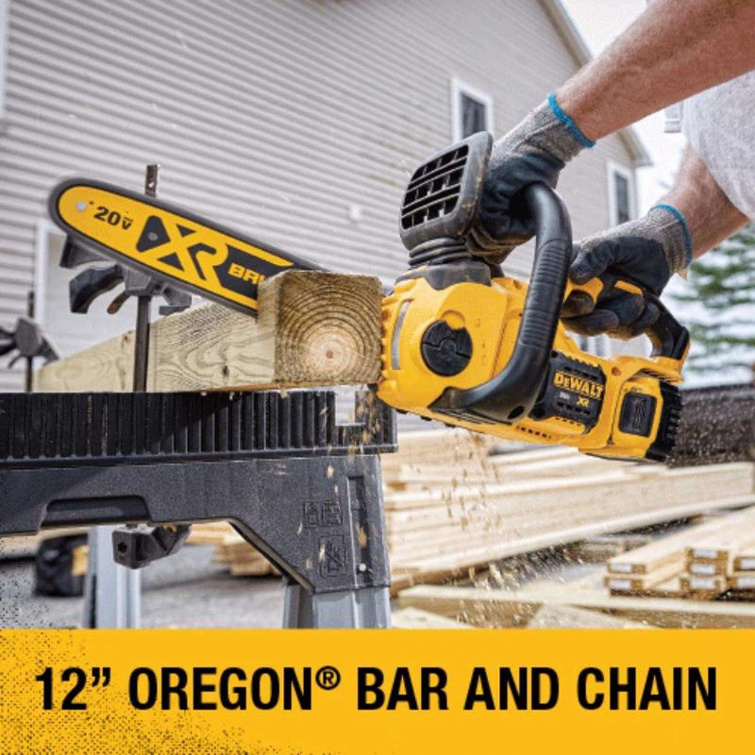 DeWalt 20V MAX XR 12 In. 20 V Battery Chainsaw Tool Only 2 DeWalt 20V MAX XR 12 In. 20 V Battery Chainsaw Tool Only - Image 2