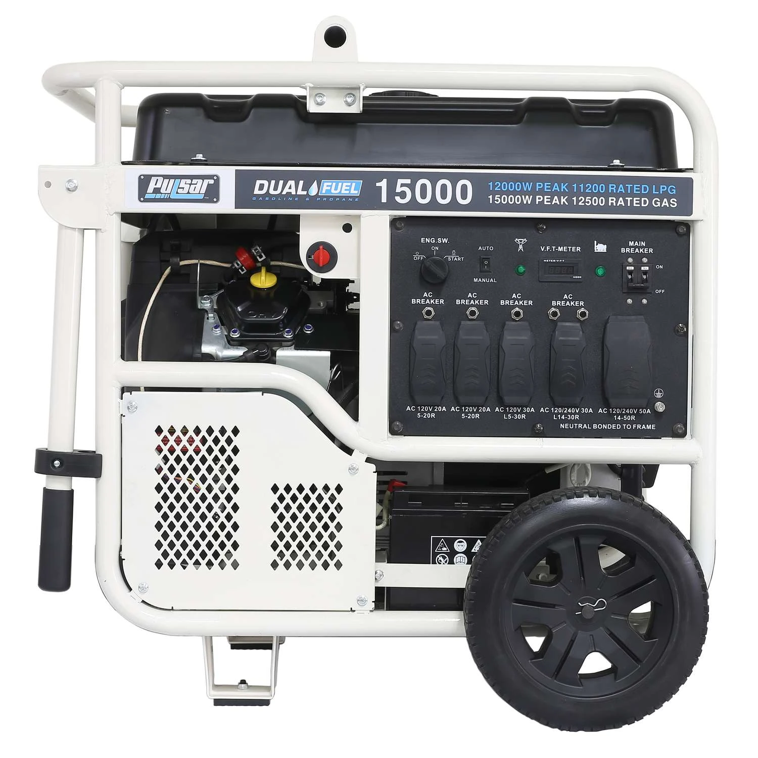 Pulsar 12000 W 240 V Gasoline Or Propane Portable Generator 3 Pulsar 12000 W 240 V Gasoline Or Propane Portable Generator - Image 3