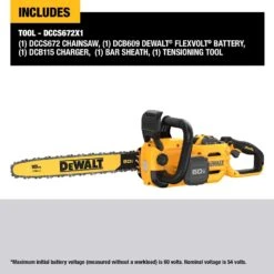 DeWalt Flexvolt 18 In. 40.9 Cc 60 V Battery Chainsaw Kit (Battery & Charger) 8 DeWalt Flexvolt 18 In. 40.9 Cc 60 V Battery Chainsaw Kit (Battery & Charger) -Chainsaws Store 2ab5b57e f27b 4953 ba60 be0a61e4b417