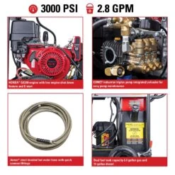 Simpson BB65106 Honda 4000 Psi Gas 4 Gpm Pressure Washer 17 Simpson BB65106 Honda 4000 Psi Gas 4 Gpm Pressure Washer -Chainsaws Store 5414973f 05e4 401f 9040 fabeab287309