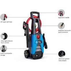 AR Blue Clean OEM Branded 1700 Psi Electric 1.7 Gpm Pressure Washer -Chainsaws Store 56ef558f dd33 4f13 8826 060bbe6b431e