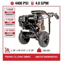 Simpson PowerShot PS60843 CRX 4400 Psi Gas 4 Gpm Pressure Washer 18 Simpson PowerShot PS60843 CRX 4400 Psi Gas 4 Gpm Pressure Washer -Chainsaws Store 6333ab66 540f 41b5 a798 965eade174fb