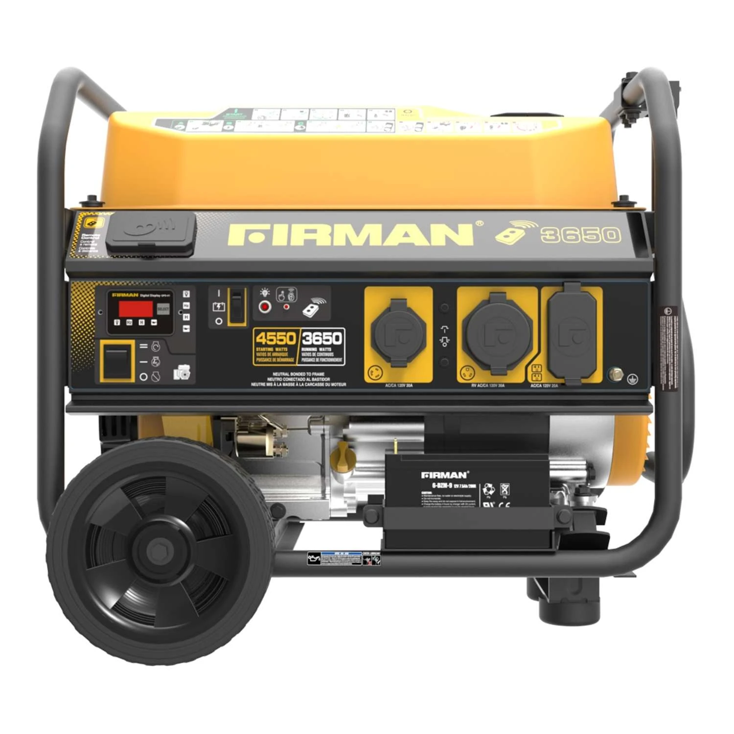 Firman Performance Series 3650 W 120 V Gasoline Portable Generator 1 Firman Performance Series 3650 W 120 V Gasoline Portable Generator