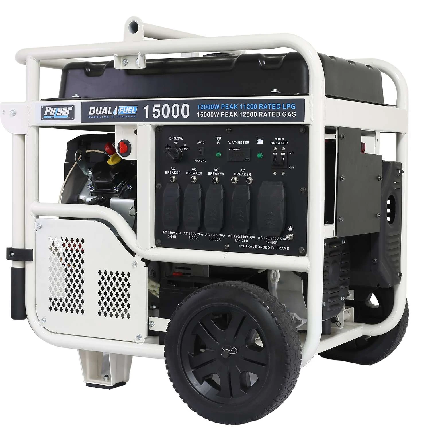 Pulsar 12000 W 240 V Gasoline Or Propane Portable Generator 4 Pulsar 12000 W 240 V Gasoline Or Propane Portable Generator - Image 4