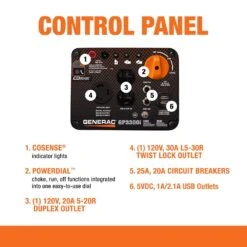 Generac PowerRush 3300 W 120 V Gasoline Portable Inverter Portable Generator 12 Generac PowerRush 3300 W 120 V Gasoline Portable Inverter Portable Generator -Chainsaws Store 8fbf20b6 1bd8 4a54 9f0b 7f4f5809fc81