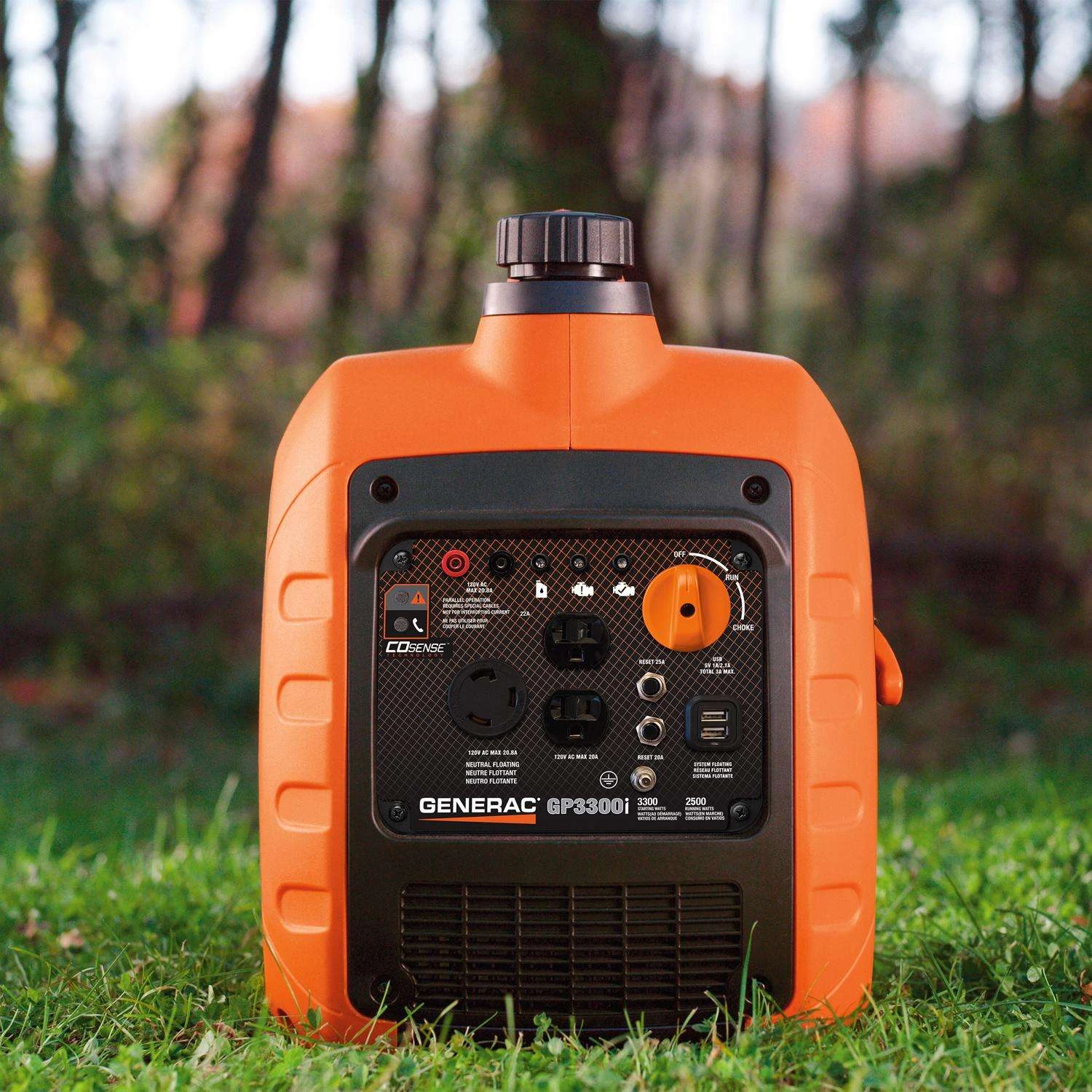 Generac PowerRush 3300 W 120 V Gasoline Portable Inverter Portable Generator 2 Generac PowerRush 3300 W 120 V Gasoline Portable Inverter Portable Generator - Image 2