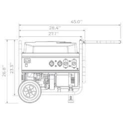 Firman 120/240 V Gasoline Generator -Chainsaws Store a326ce30 bcd4 4094 83e0 62e3b5095ab7