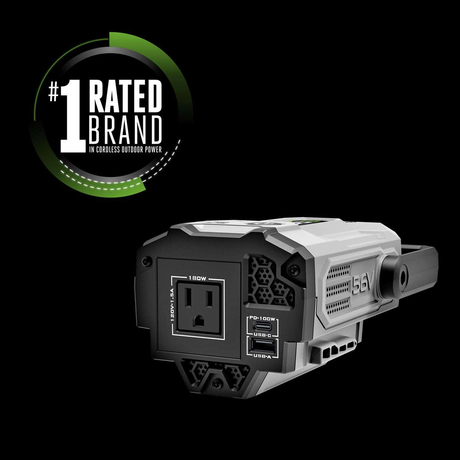 EGO Power+ Nexus Escape 180 W 120 V Battery Portable Inverter Sine Wave Tool Only 3 EGO Power+ Nexus Escape 180 W 120 V Battery Portable Inverter Sine Wave Tool Only - Image 3