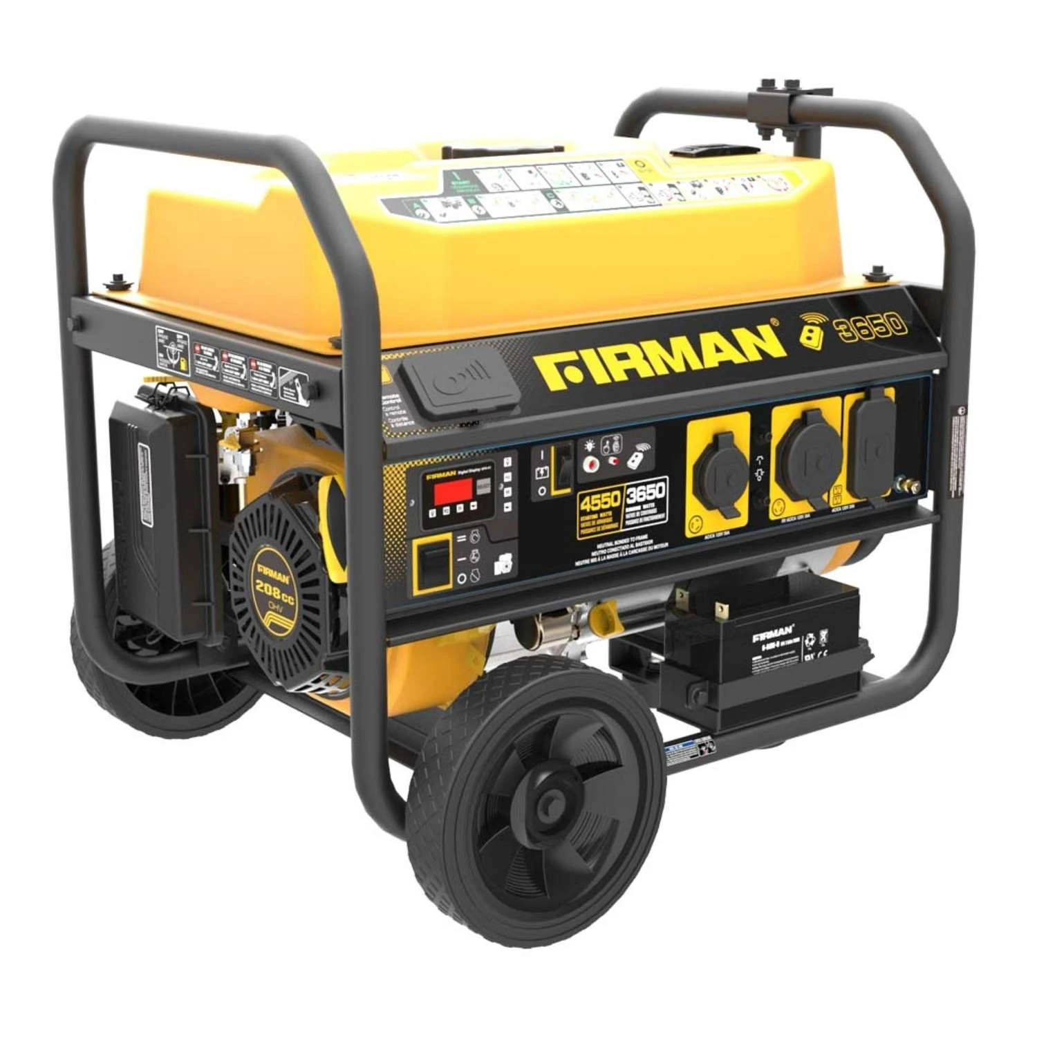 Firman Performance Series 3650 W 120 V Gasoline Portable Generator 2 Firman Performance Series 3650 W 120 V Gasoline Portable Generator - Image 2