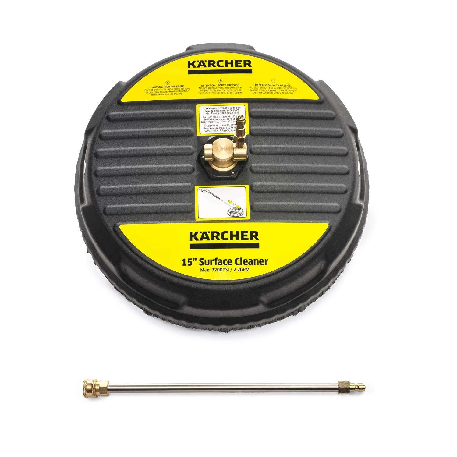 Karcher Pressure Washer Surface Roller 3200 Psi 1 Karcher Pressure Washer Surface Roller 3200 Psi