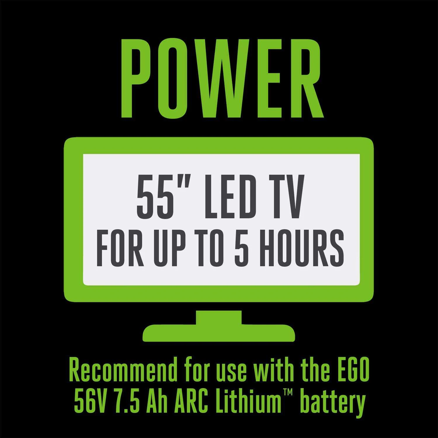 EGO Power+ Nexus Escape 180 W 120 V Battery Portable Inverter Sine Wave Tool Only 9 EGO Power+ Nexus Escape 180 W 120 V Battery Portable Inverter Sine Wave Tool Only - Image 9