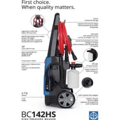 AR Blue Clean OEM Branded 1700 Psi Electric 1.7 Gpm Pressure Washer -Chainsaws Store de47408d c749 4aa5 9461 fd317e728dfb