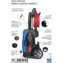AR Blue Clean BC383HSS OEM Branded 2150 Psi Electric 1.6 Gpm Pressure Washer -Chainsaws Store e3941998 49b5 4fb9 b23c a14720e1a253