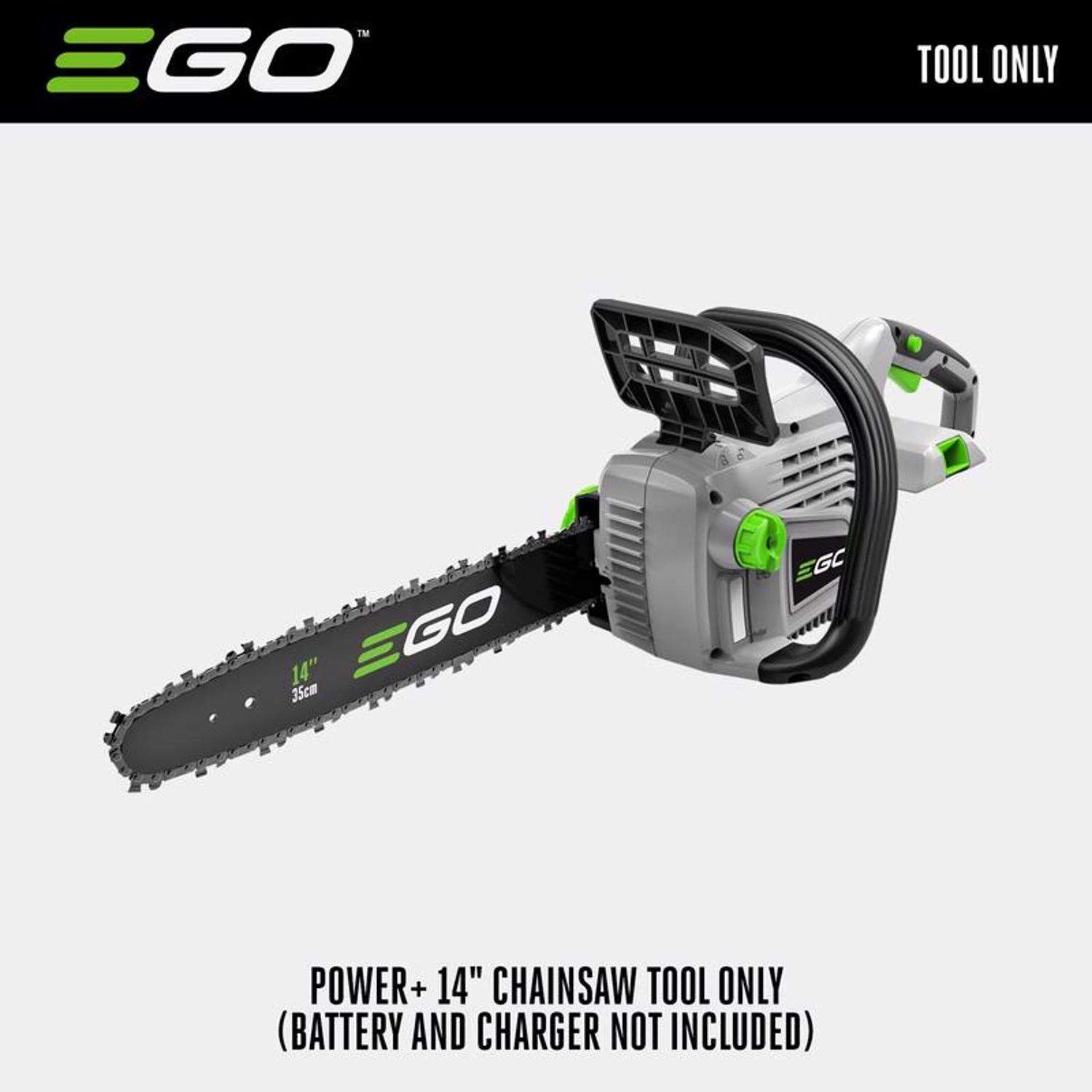 EGO Power+ CS1400 14 In. 56 V Battery Chainsaw Tool Only 2 EGO Power+ CS1400 14 In. 56 V Battery Chainsaw Tool Only - Image 2