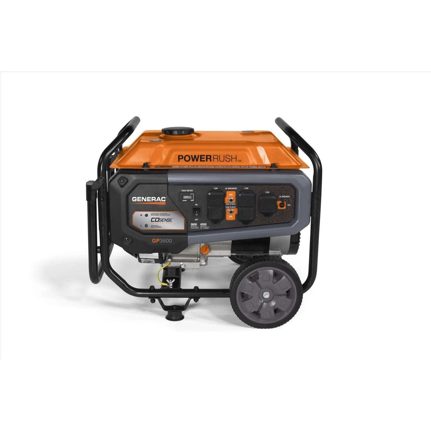 Generac PowerRush 3600 W 120 V Gasoline Home Standby Portable Generator 2 Generac PowerRush 3600 W 120 V Gasoline Home Standby Portable Generator - Image 2